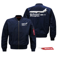 Thumbnail for The McDonnell Douglas MD-11 Designed Pilot Jackets (Customizable)