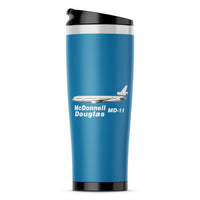Thumbnail for The McDonnell Douglas MD-11 Designed Stainless Steel Travel Mugs