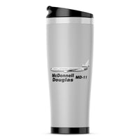 Thumbnail for The McDonnell Douglas MD-11 Designed Stainless Steel Travel Mugs