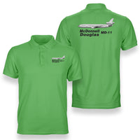 Thumbnail for The McDonnell Douglas MD-11 Designed Double Side Polo T-Shirts