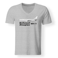 Thumbnail for The McDonnell Douglas MD-11 Designed V-Neck T-Shirts