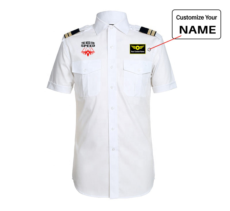 The Need For Speed Designed Pilot Shirts
