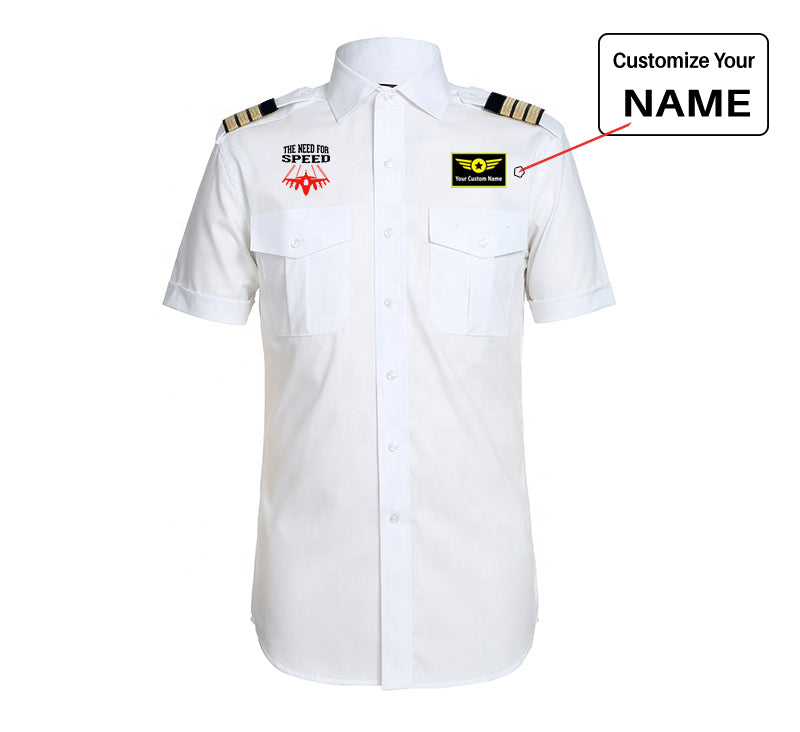 The Need For Speed Designed Pilot Shirts