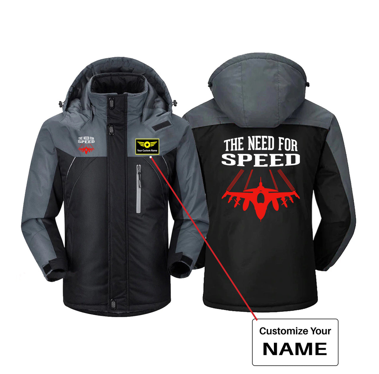 The Need For Speed Designed Thick Winter Jackets
