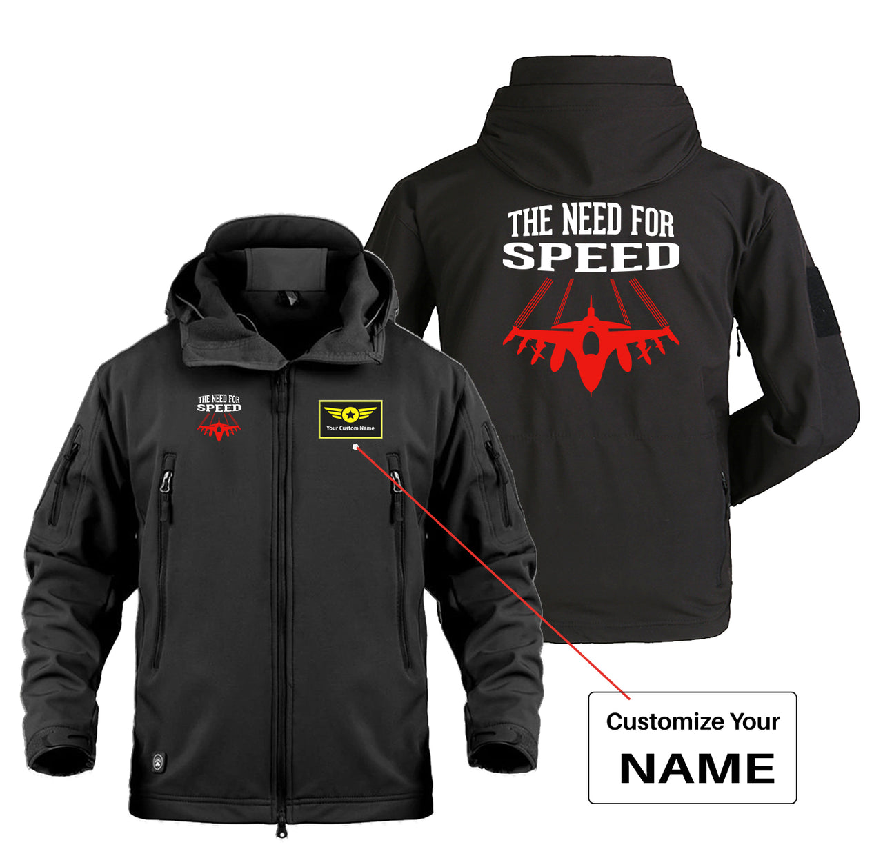 The Need For Speed Designed Military Jackets (Customizable)