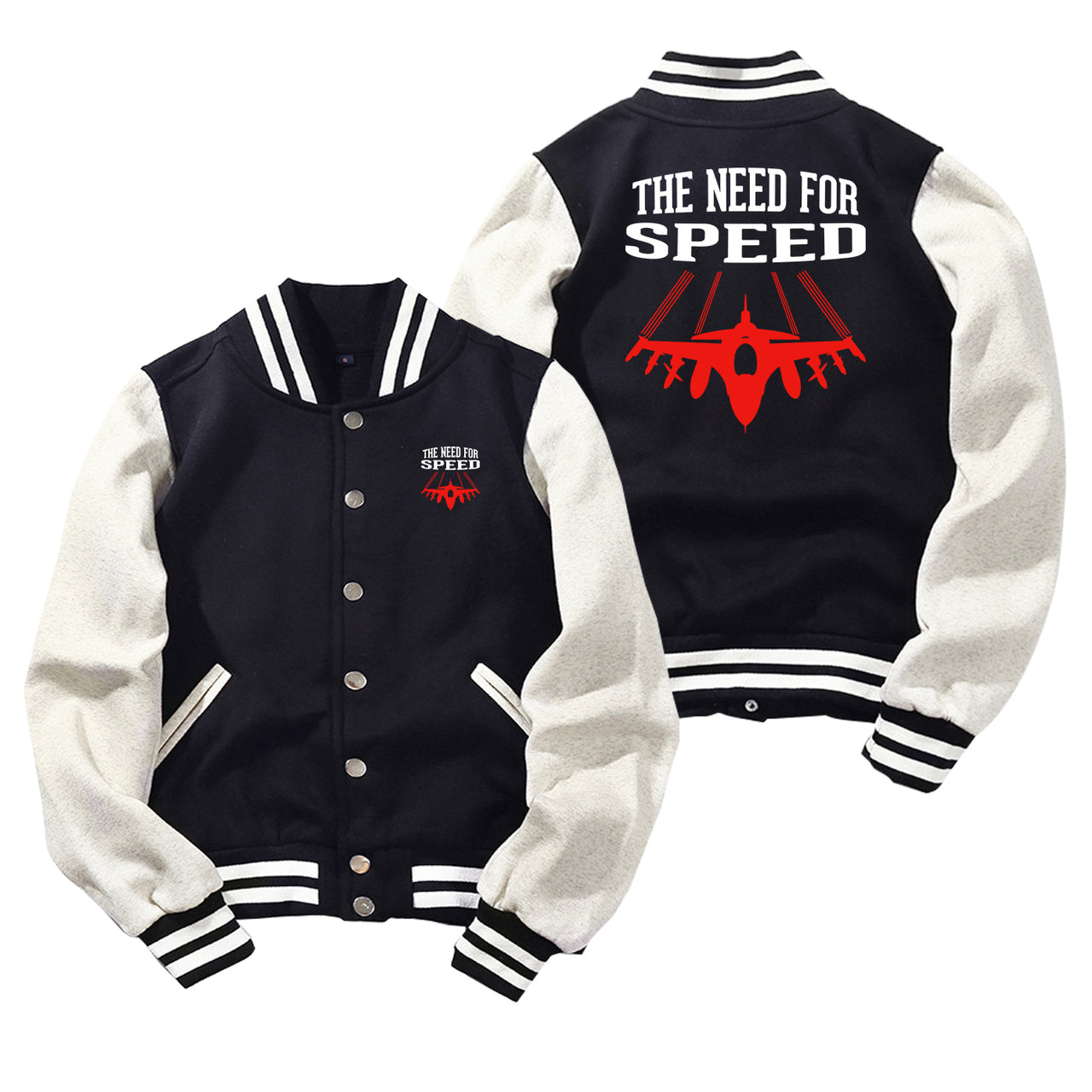 The Need For Speed Designed Baseball Style Jackets