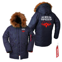 Thumbnail for The Need For Speed Designed Parka Bomber Jackets