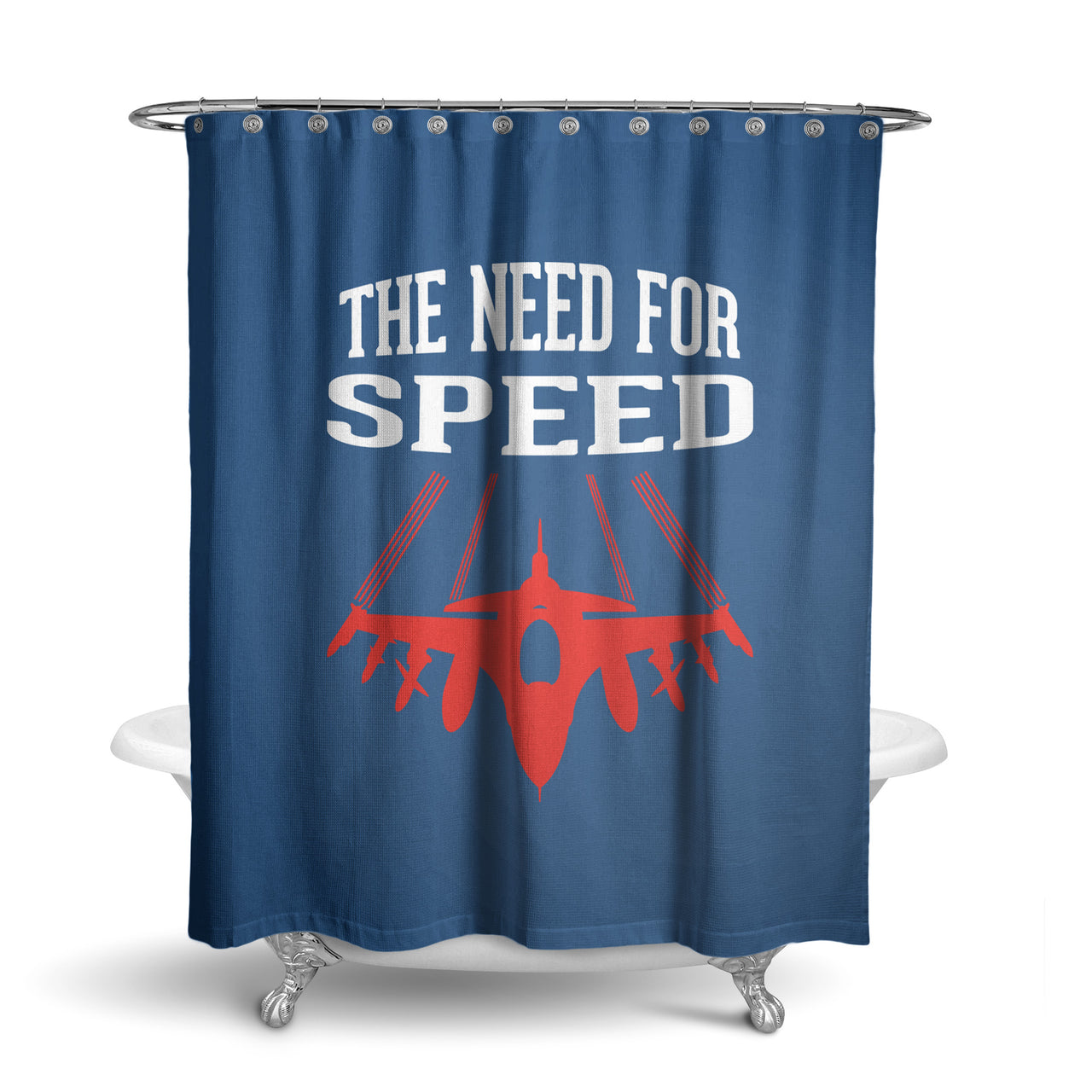 The Need For Speed Designed Shower Curtains