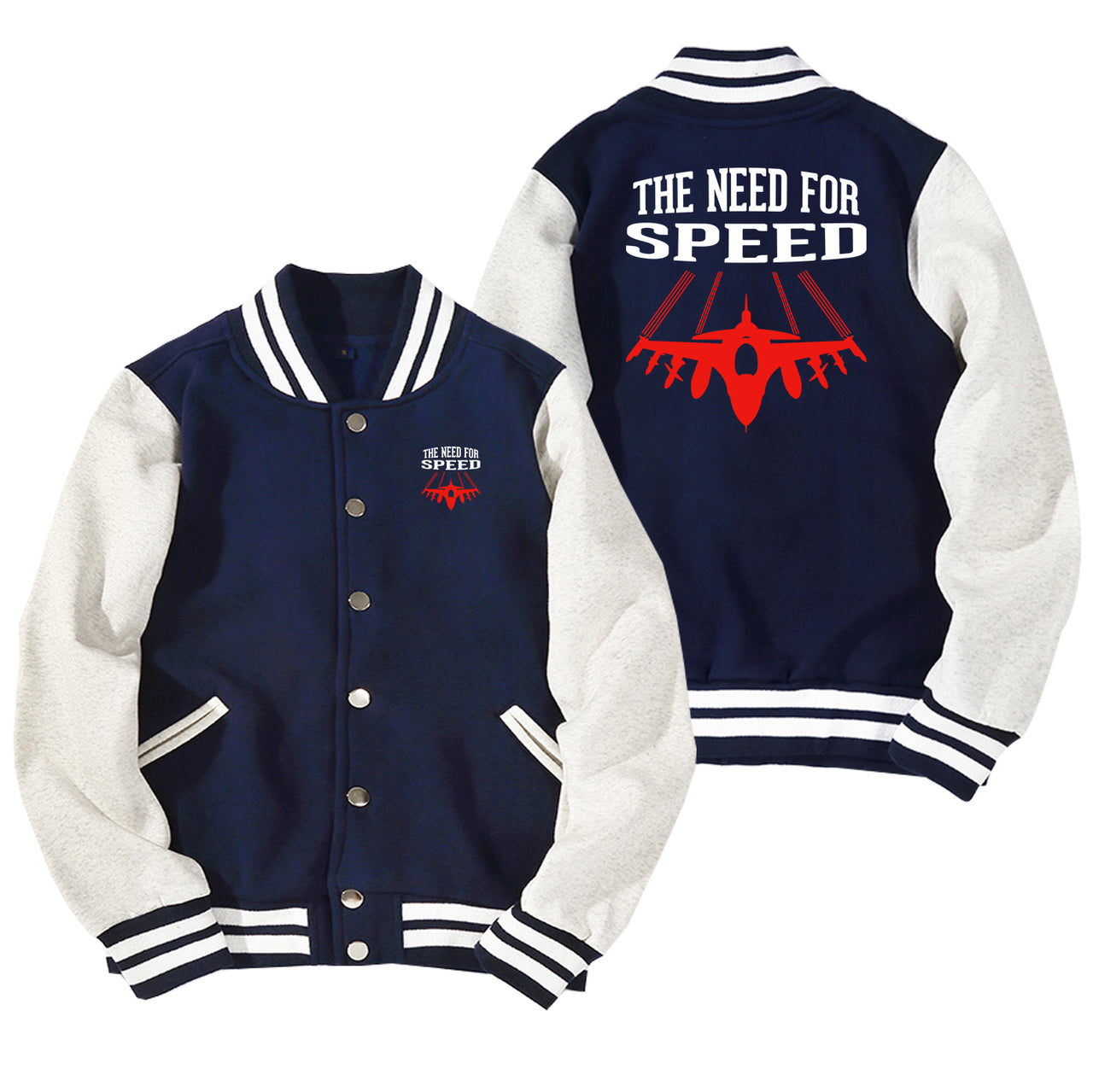 The Need For Speed Designed Baseball Style Jackets