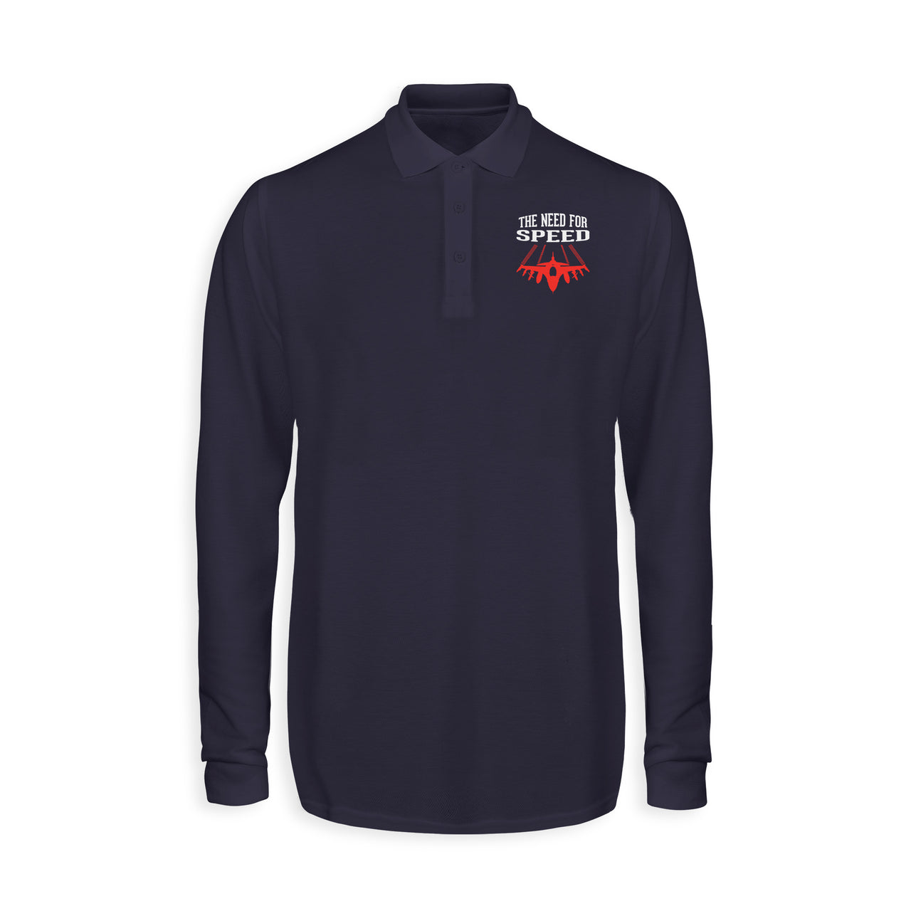 The Need For Speed Designed Long Sleeve Polo T-Shirts