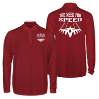 Thumbnail for The Need For Speed Designed Long Sleeve Polo T-Shirts (Double-Side)