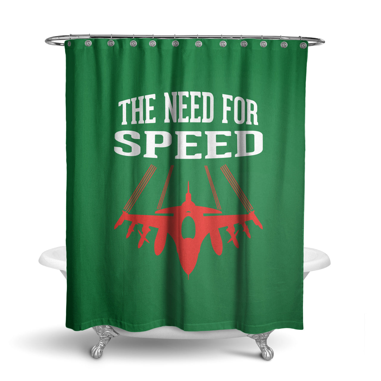 The Need For Speed Designed Shower Curtains