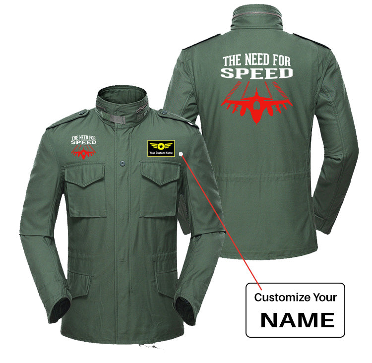 The Need For Speed Designed Military Coats