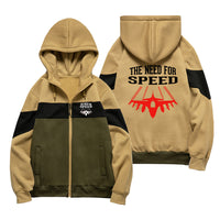 Thumbnail for The Need For Speed Designed Colourful Zipped Hoodies