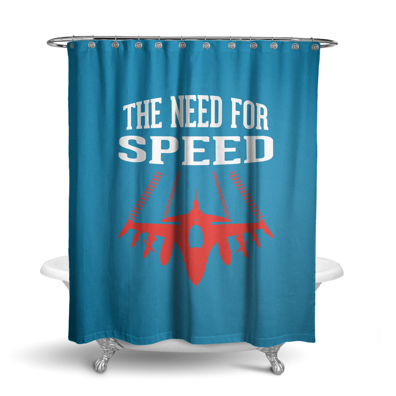 The Need For Speed Designed Shower Curtains