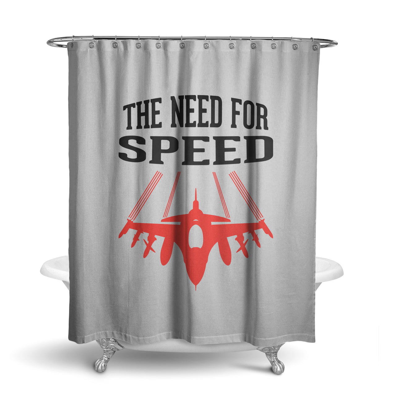 The Need For Speed Designed Shower Curtains