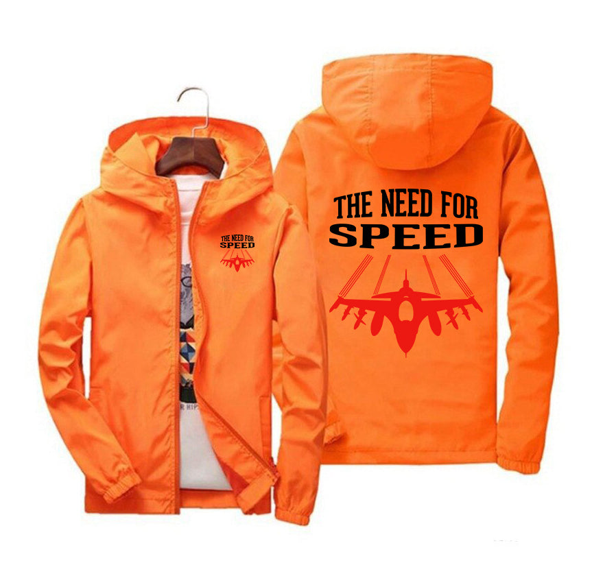 The Need For Speed Designed Windbreaker Jackets