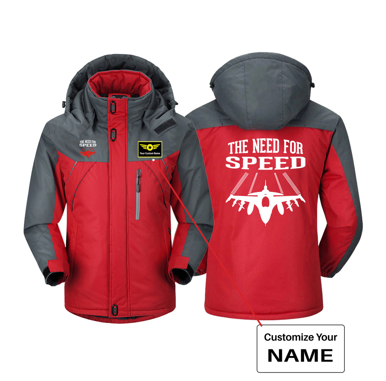 The Need For Speed Designed Thick Winter Jackets