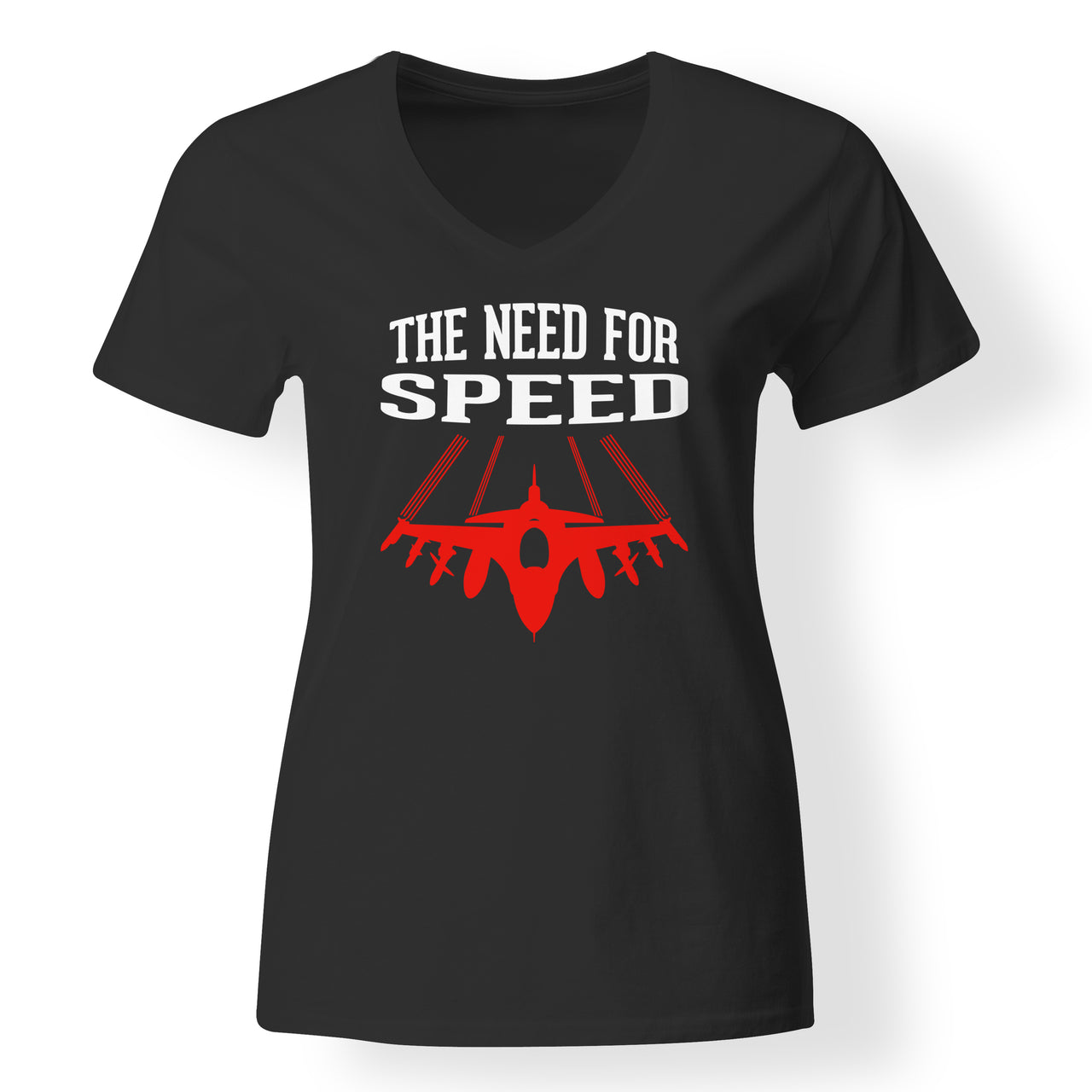 The Need For Speed Designed V-Neck T-Shirts