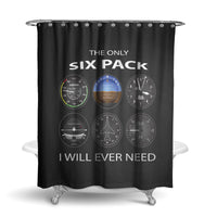 Thumbnail for The Only Six Pack I Will Ever Need Designed Shower Curtains