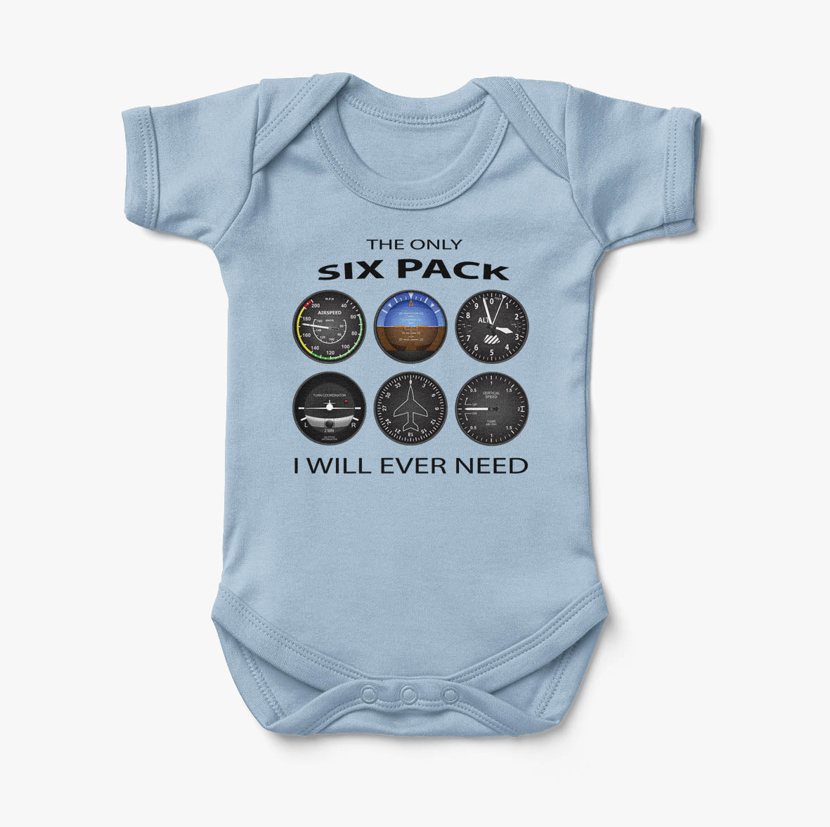 The Only Six Pack I Will Ever Need Designed Baby Bodysuits