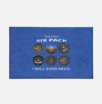 Thumbnail for The Only Six Pack I Will Ever Need Designed Door Mats