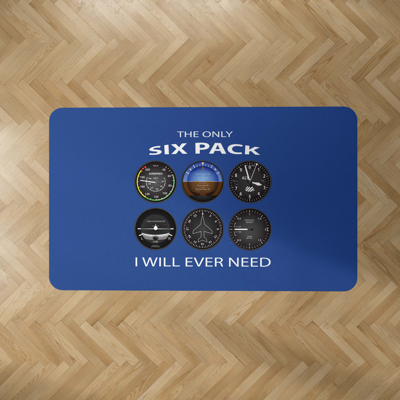 The Only Six Pack I Will Ever Need Designed Carpet & Floor Mats