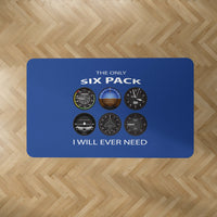 Thumbnail for The Only Six Pack I Will Ever Need Designed Carpet & Floor Mats