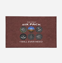 Thumbnail for The Only Six Pack I Will Ever Need Designed Door Mats