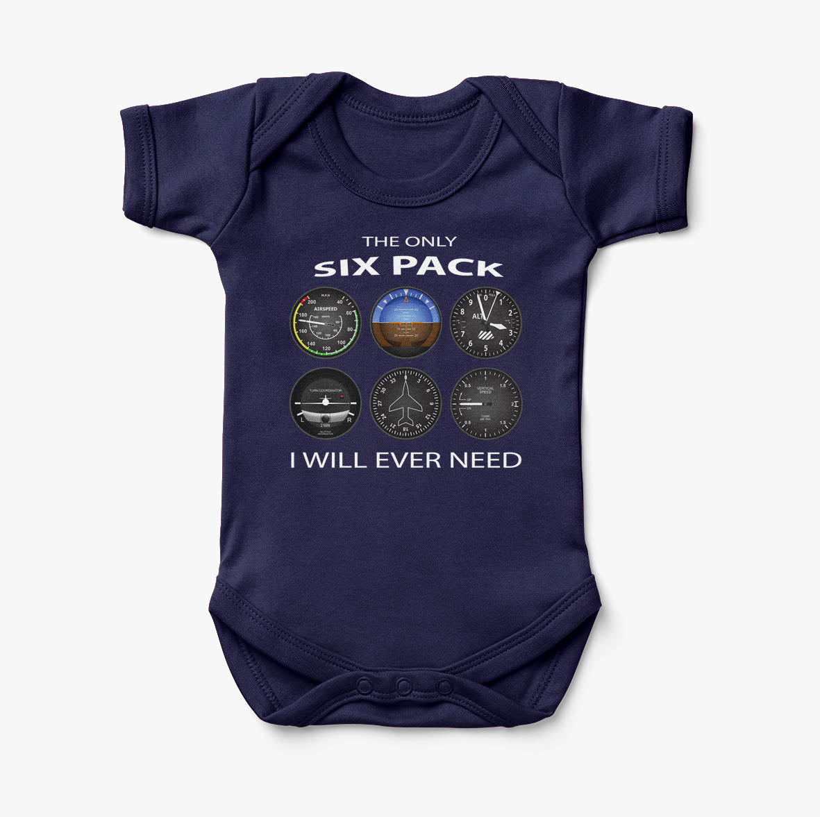 The Only Six Pack I Will Ever Need Designed Baby Bodysuits