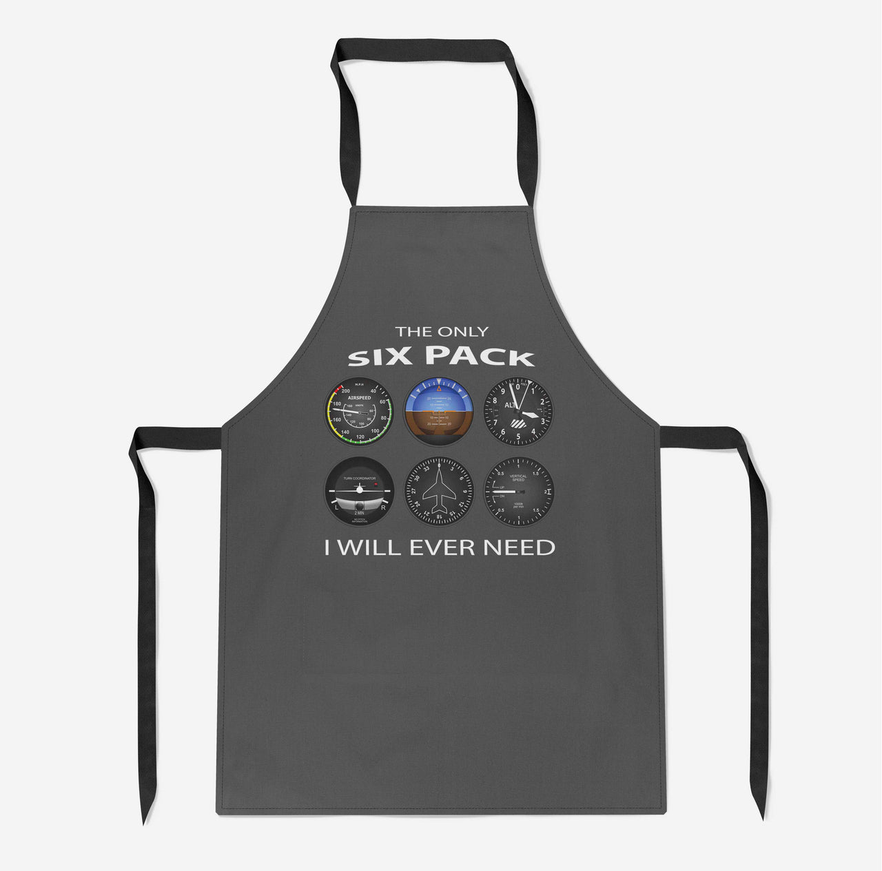 The Only Six Pack I Will Ever Need Designed Kitchen Aprons