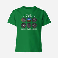 Thumbnail for The Only Six Pack I Will Ever Need Designed Children T-Shirts