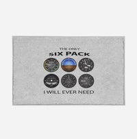 Thumbnail for The Only Six Pack I Will Ever Need Designed Door Mats
