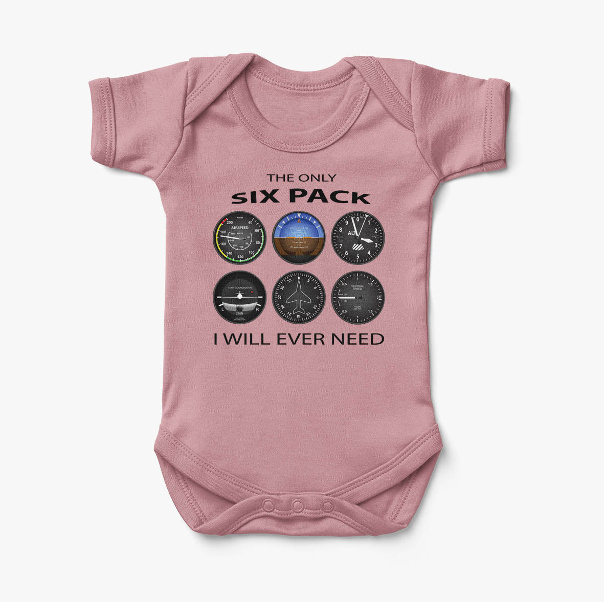 The Only Six Pack I Will Ever Need Designed Baby Bodysuits