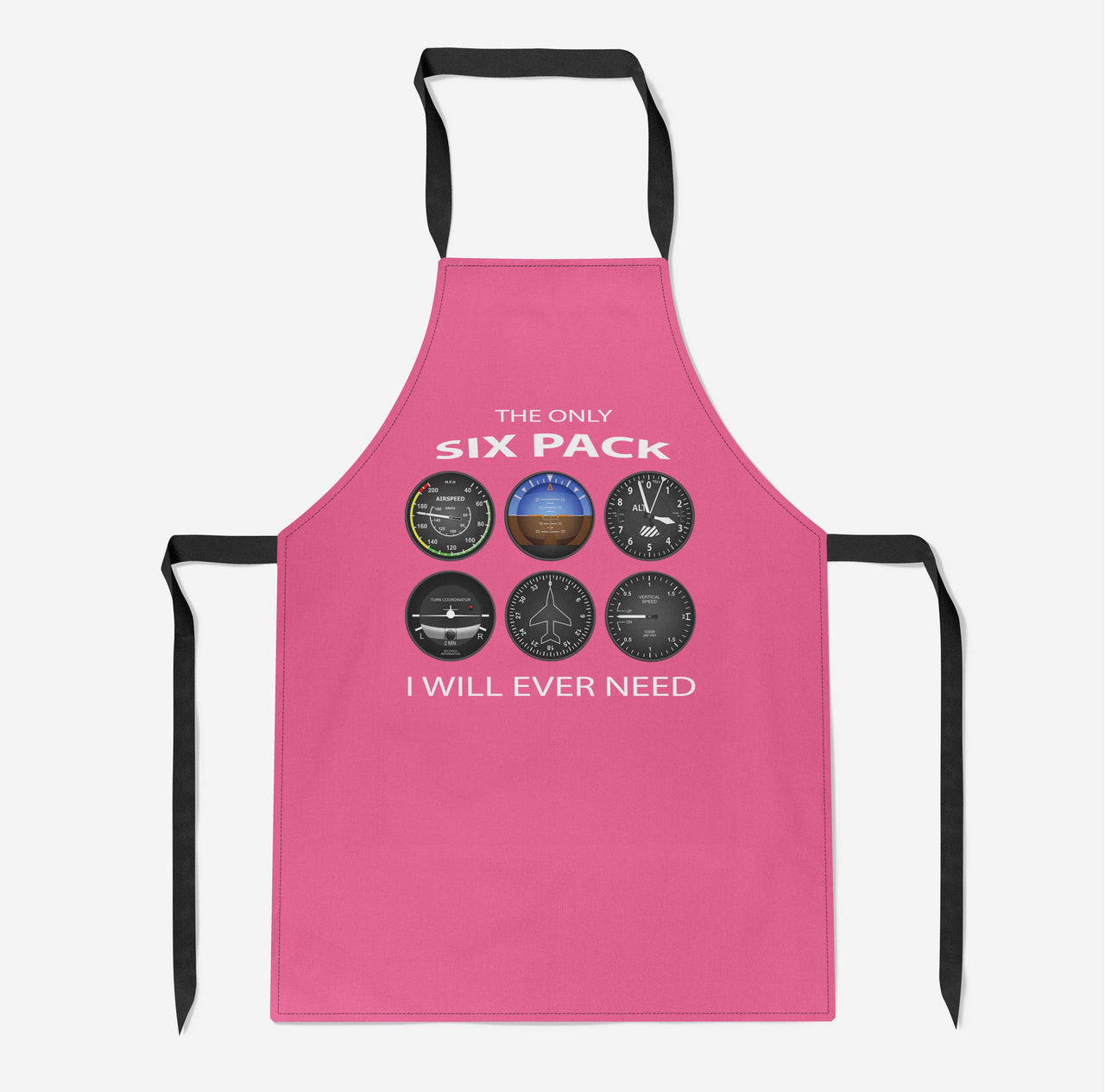 The Only Six Pack I Will Ever Need Designed Kitchen Aprons