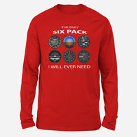 Thumbnail for The Only Six Pack I Will Ever Need Designed Long-Sleeve T-Shirts