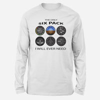 Thumbnail for The Only Six Pack I Will Ever Need Designed Long-Sleeve T-Shirts