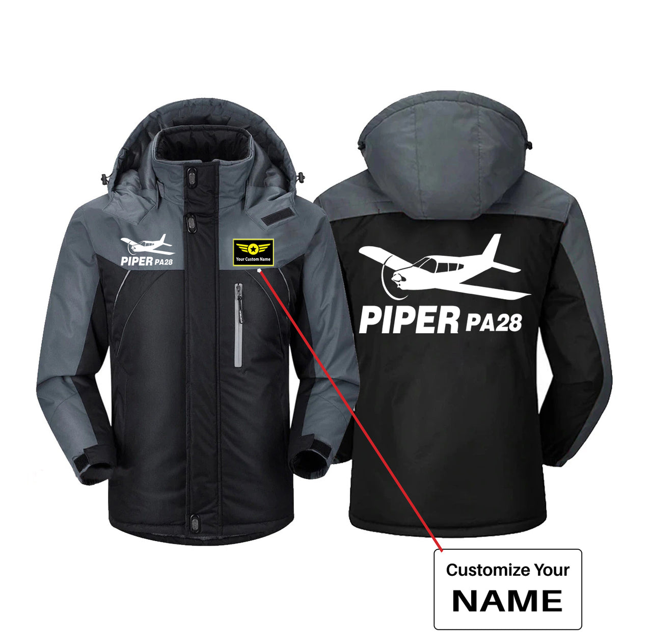The Piper PA28 Designed Thick Winter Jackets