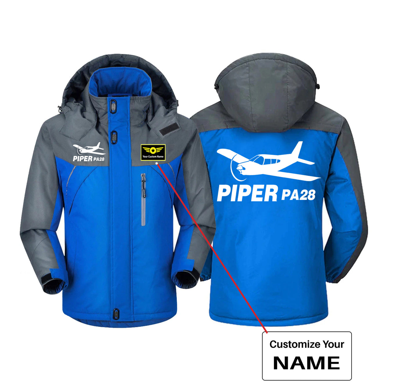 The Piper PA28 Designed Thick Winter Jackets