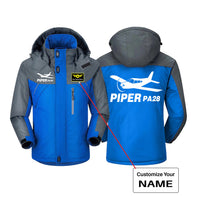 Thumbnail for The Piper PA28 Designed Thick Winter Jackets