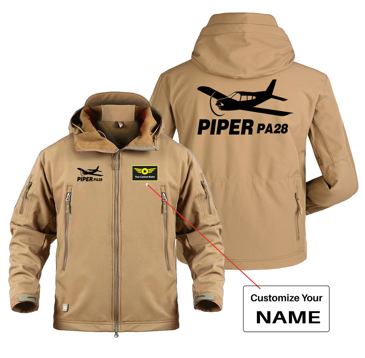 The Piper PA28 Designed Military Jackets (Customizable)