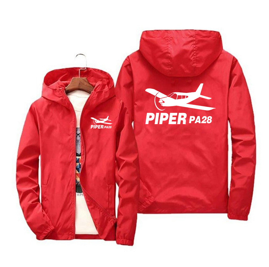 The Piper PA28 Designed Windbreaker Jackets