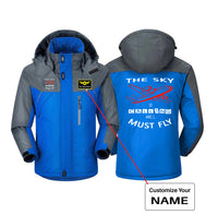 Thumbnail for The Sky is Calling and I Must Fly Designed Thick Winter Jackets