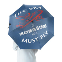 Thumbnail for The Sky is Calling and I Must Fly Designed Umbrella