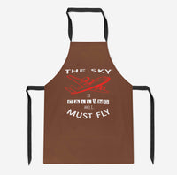 Thumbnail for The Sky is Calling and I Must Fly Designed Kitchen Aprons