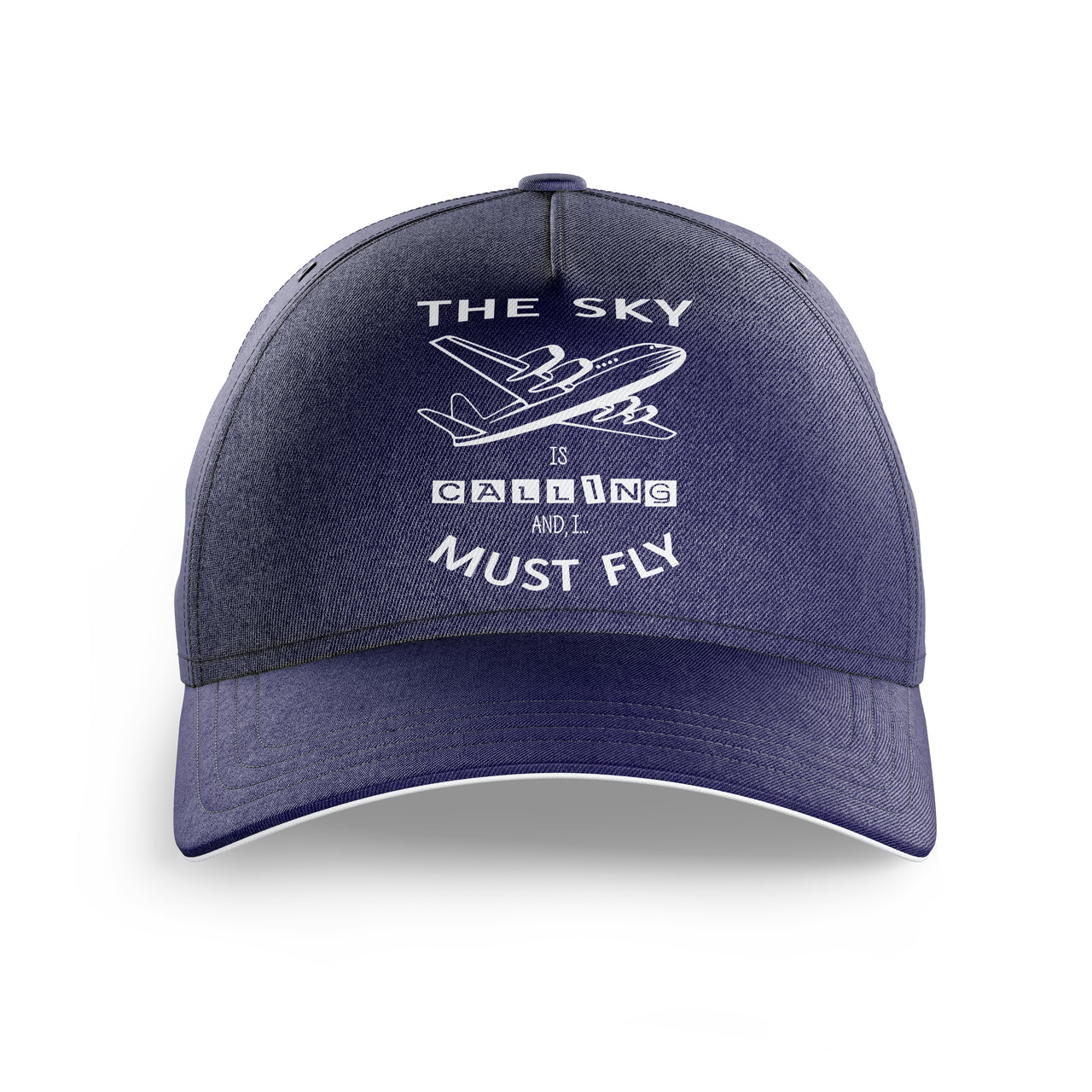 The Sky is Calling and I Must Fly Printed Hats