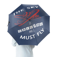 Thumbnail for The Sky is Calling and I Must Fly Designed Umbrella