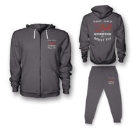 Thumbnail for The Sky is Calling and I Must Fly Designed Zipped Hoodies & Sweatpants Set