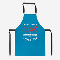 Thumbnail for The Sky is Calling and I Must Fly Designed Kitchen Aprons