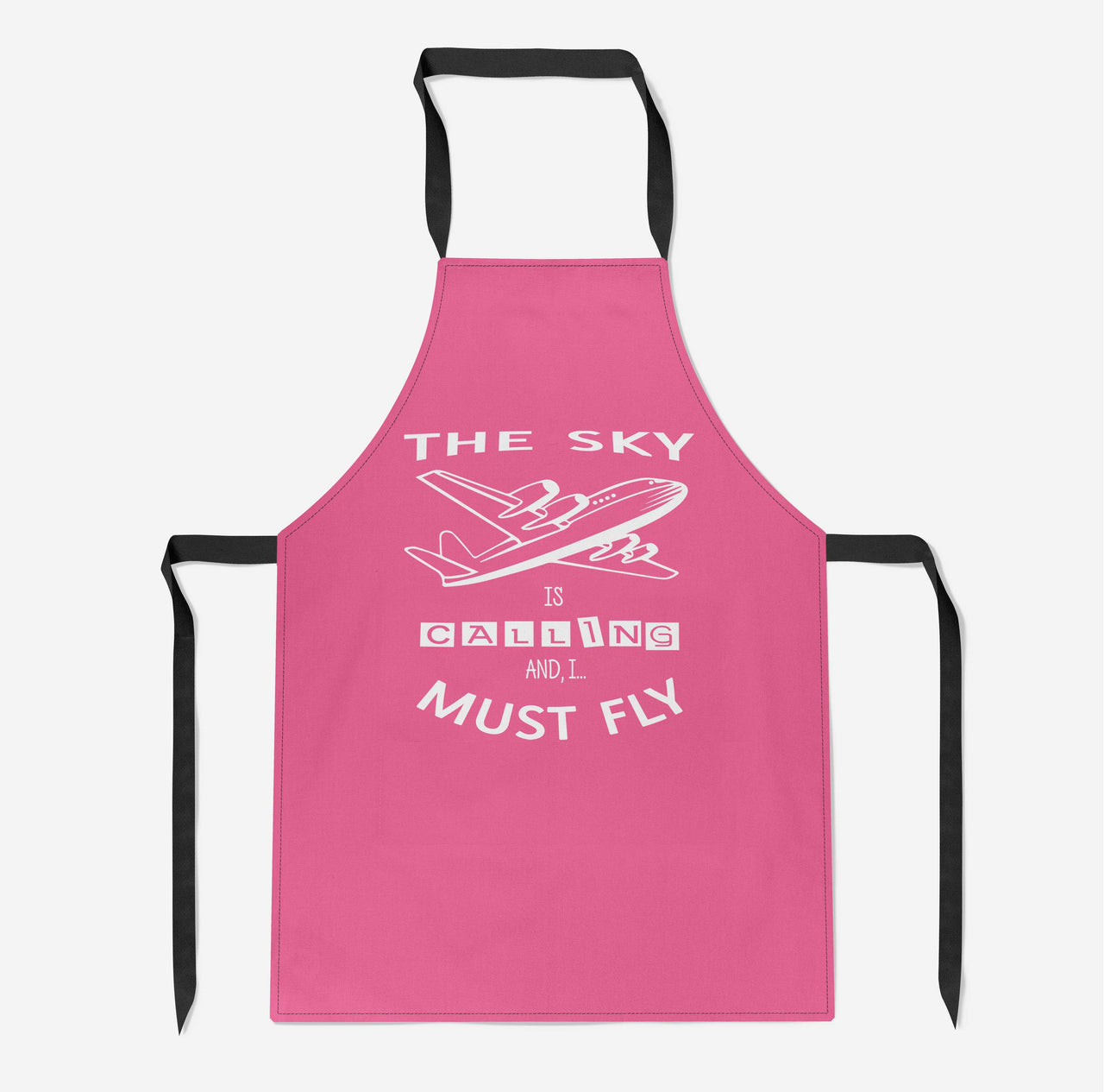 The Sky is Calling and I Must Fly Designed Kitchen Aprons